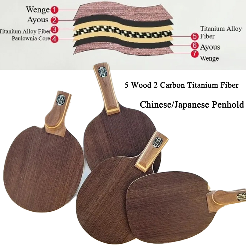 Table Tennis In Japanese - Table Tennis Blade Chinese/Japanese Penhold 5