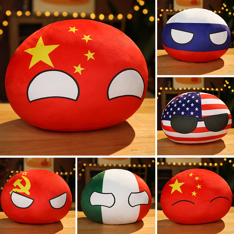 1PC 10CM Country Ball Plush To - Table Tennis France review and price