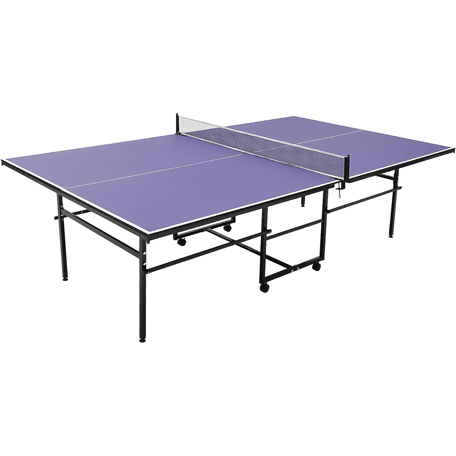 8 ft Portable Ping Pong Table， - Table Tennis Net review and price