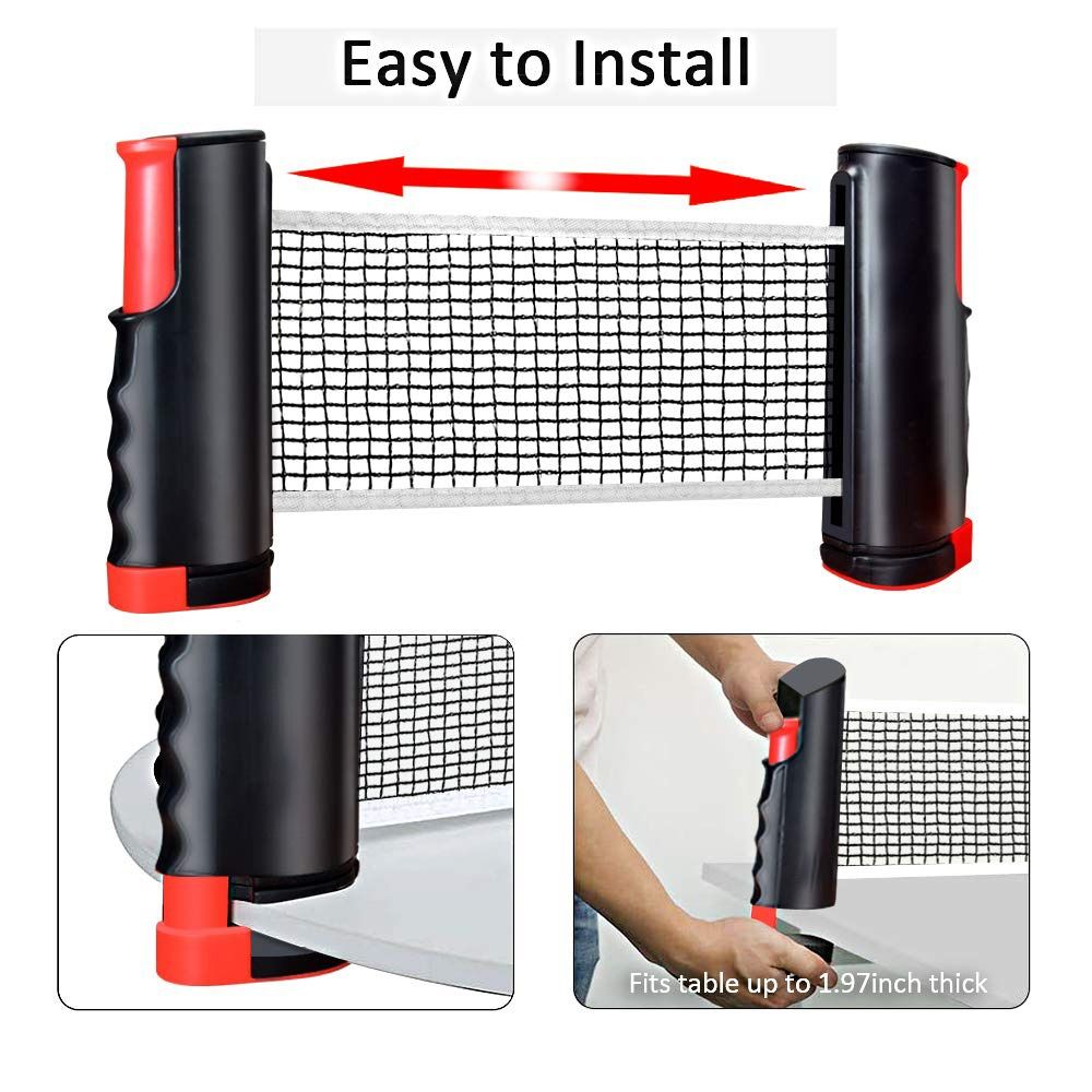 Retractable Net Ping Pong Net  - Table Tennis Online review and price