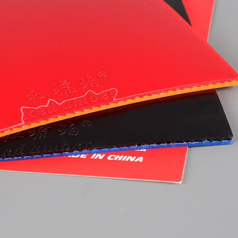 ●Red Amber Table Tennis Rubber - Table Tennis Rubber Anti Spin review and price