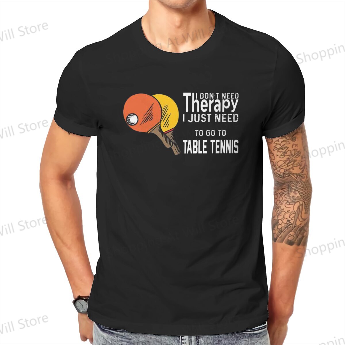 Tops 100% Cotton Leisure Sport - Xu Xin Table Tennis review and price