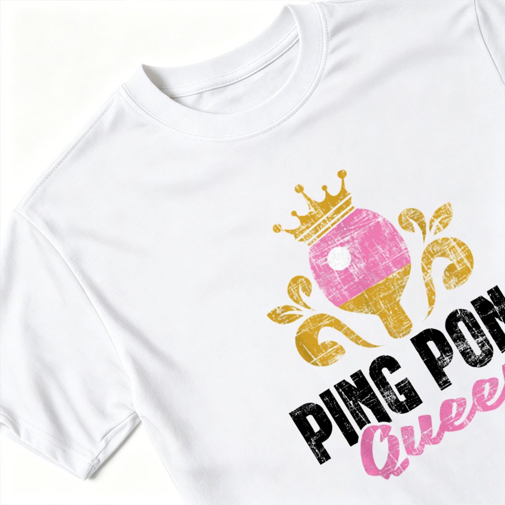 Ping Pong Queen Graphic T Shir - Table Tennis Queen review and price